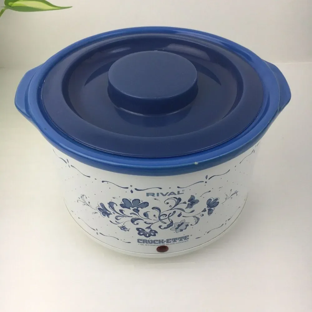 Vintage Rival Crockpot Mini Crockette 1Qt 3200 Slow Cooker Oatmeal RV Crock Pot
